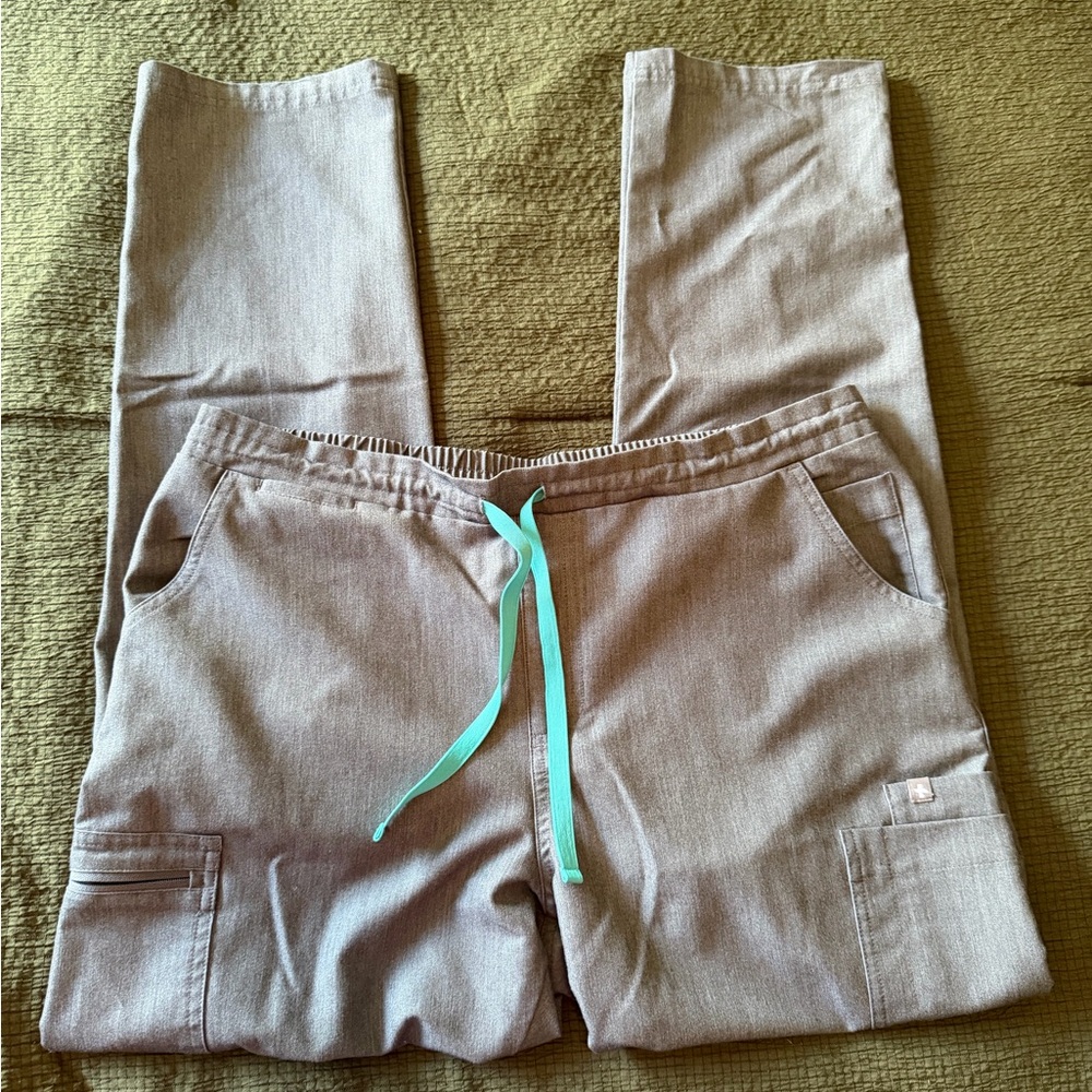 FIGS Graphite Yola Skinny Scrub Pants
